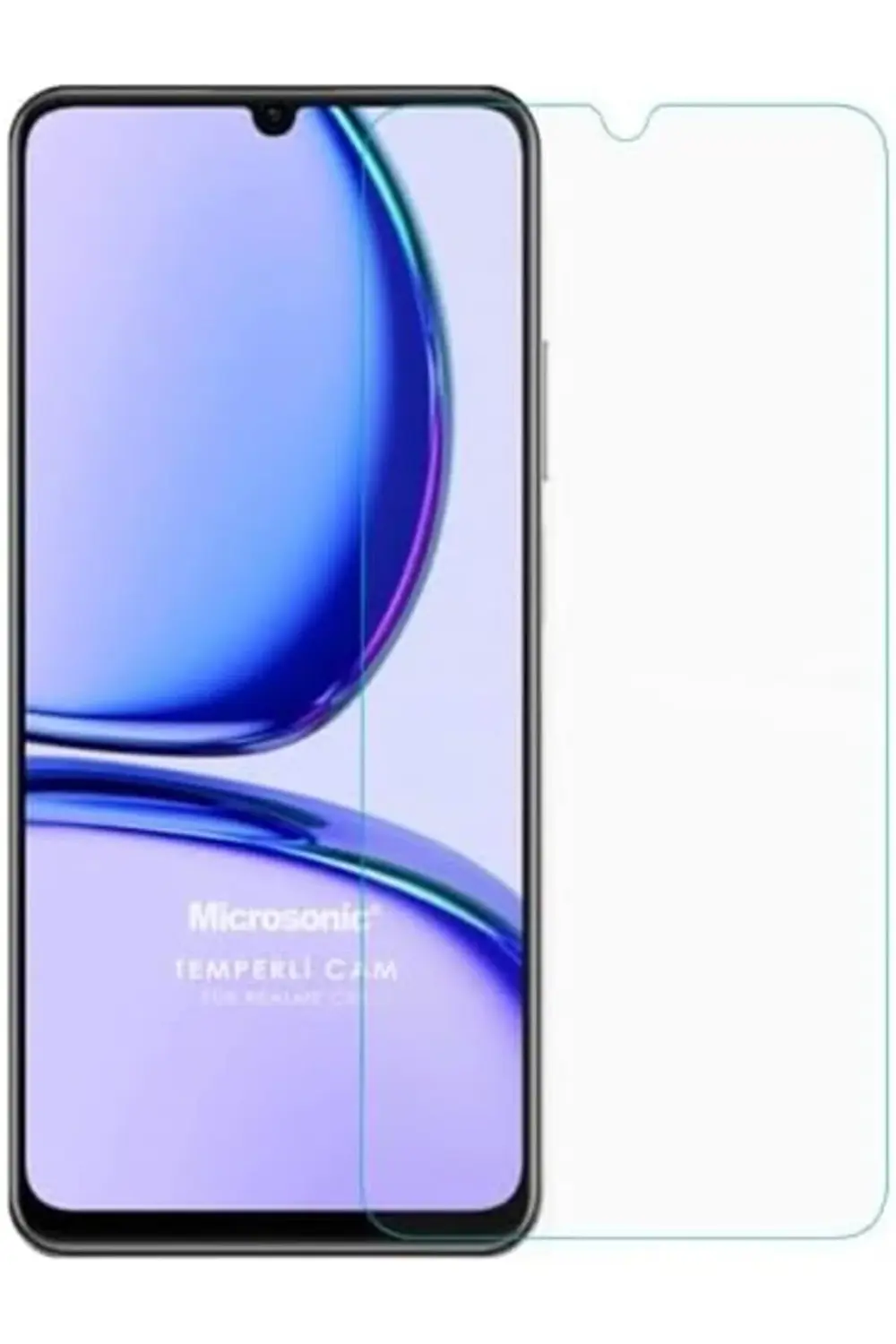 C53 Tempered Glass Cam Ekran [ C53 ile Uyumlu Ekran - Şeffaf] 117