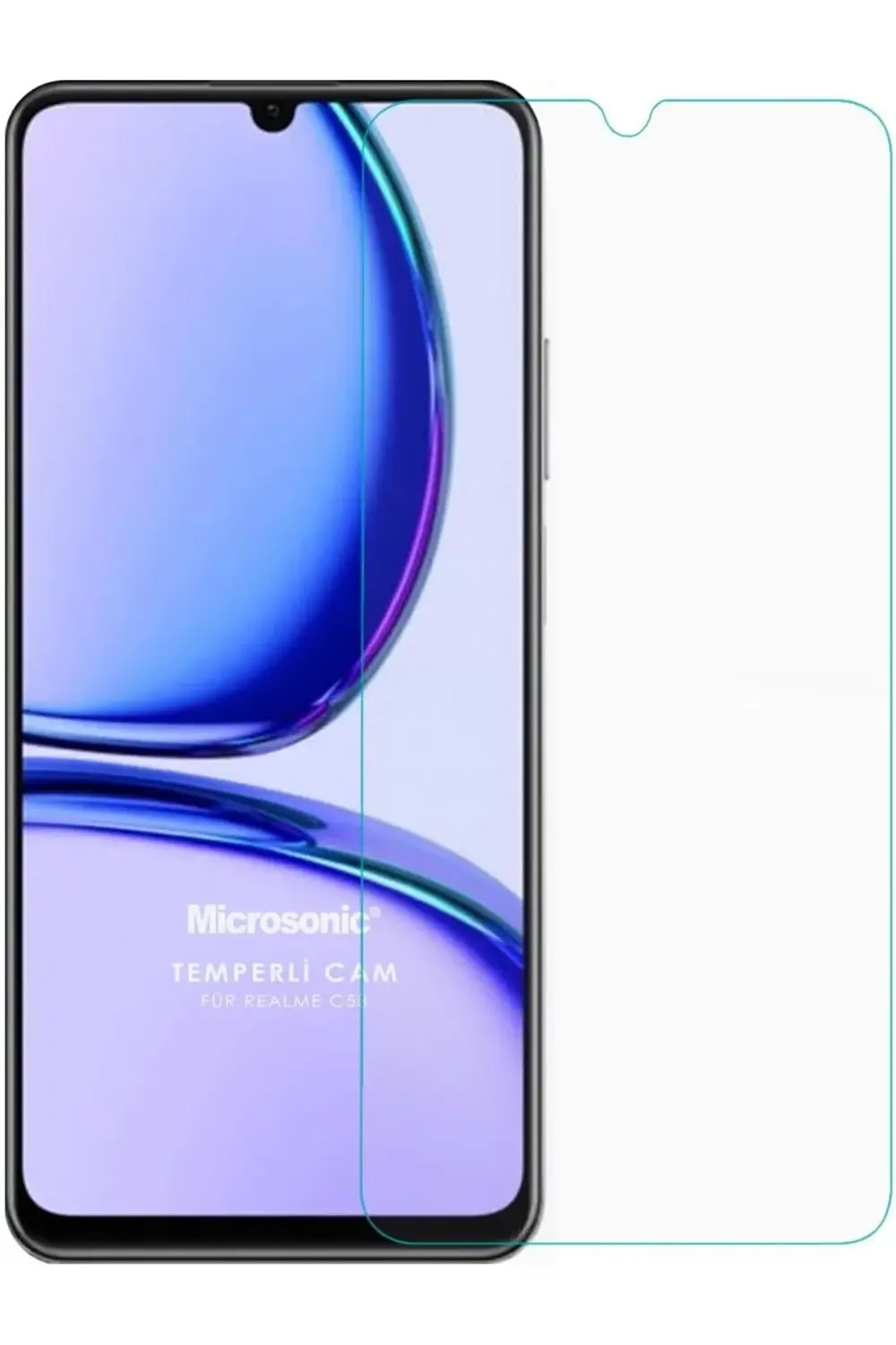 C53 Tempered Glass Cam Ekran [ C53 ile Uyumlu Ekran - Şeffaf] 117