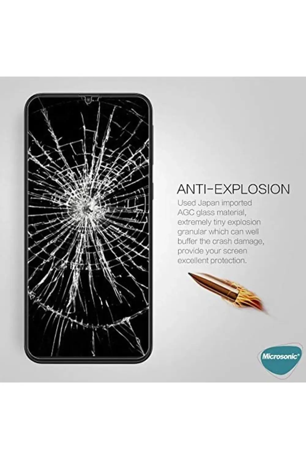 C53 Tempered Glass Cam Ekran [ C53 ile Uyumlu Ekran - Şeffaf] 117