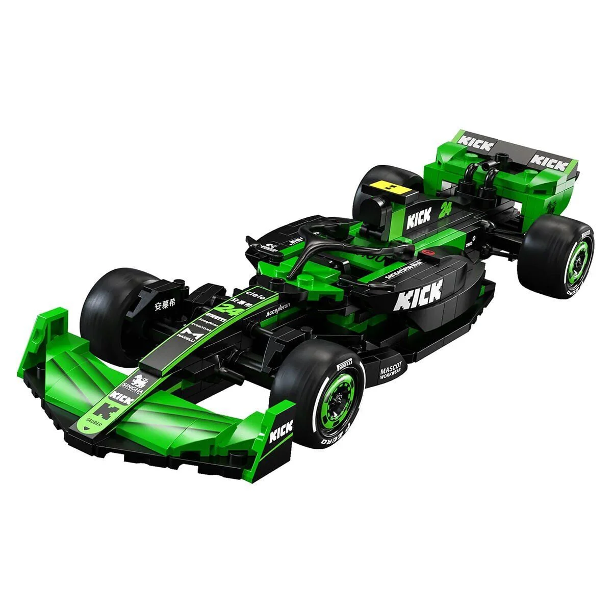 C55032W CADA SAUBER F1 FORMULA ARACI 314 PARÇA BLK OYUNCAK C55032W CADA SAUBER F1 FORMULA ARACI 314 PARÇA BLK OYUNCAK