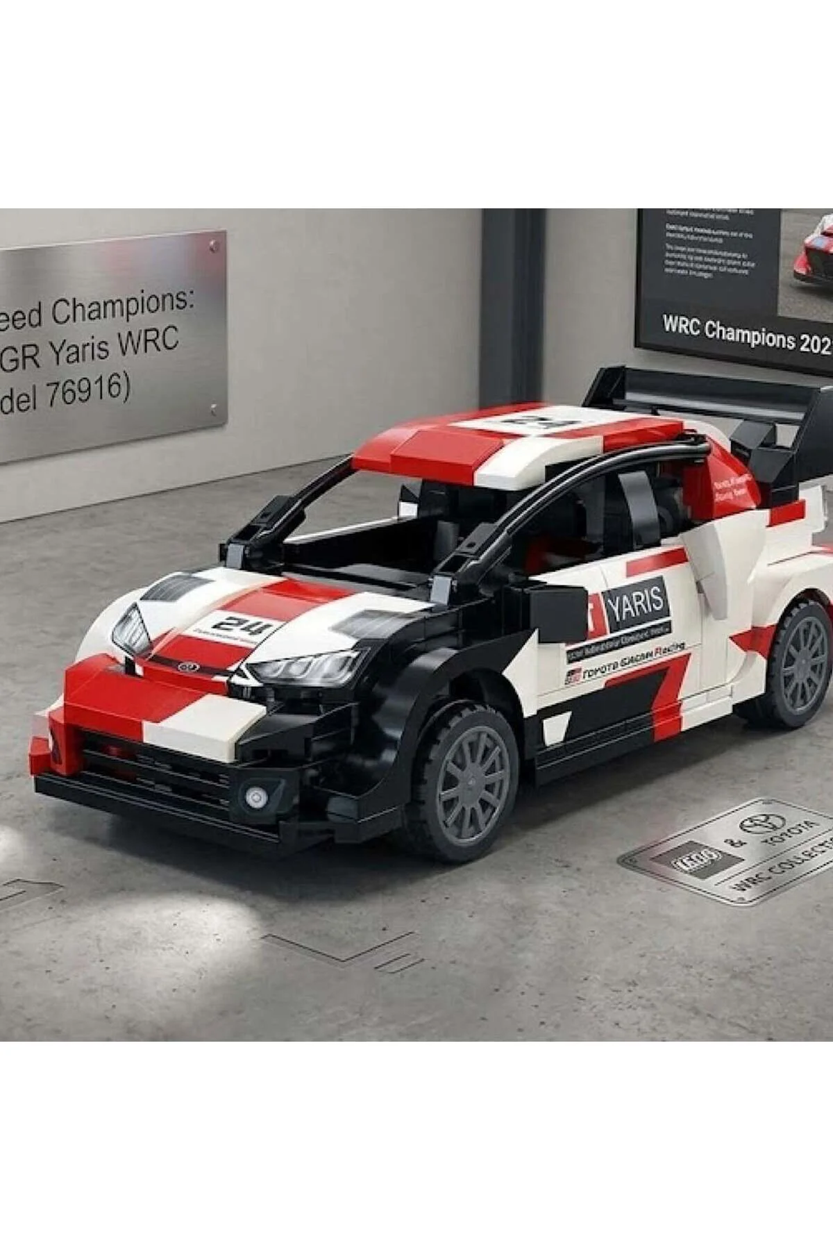 C55039W CADA TOYOTA GR YARIŞ RALLY1 324 PARÇA BLOCK OYUNCAK