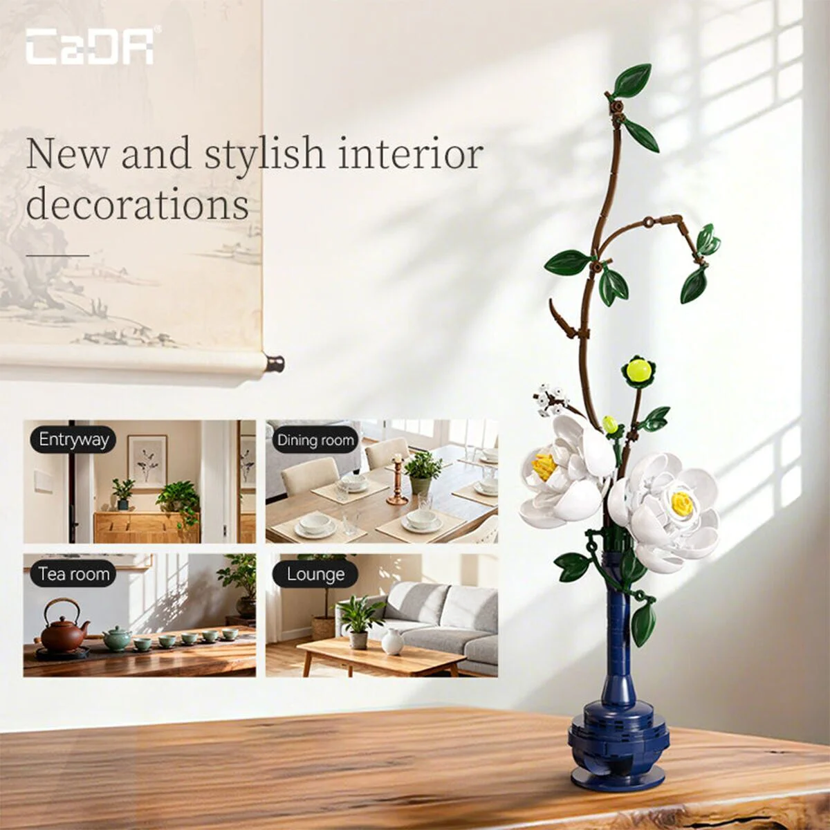 C59033W CADA SAKSILI ŞAKAYIK MODEL 324 PARÇA BLK OYUNCAK
