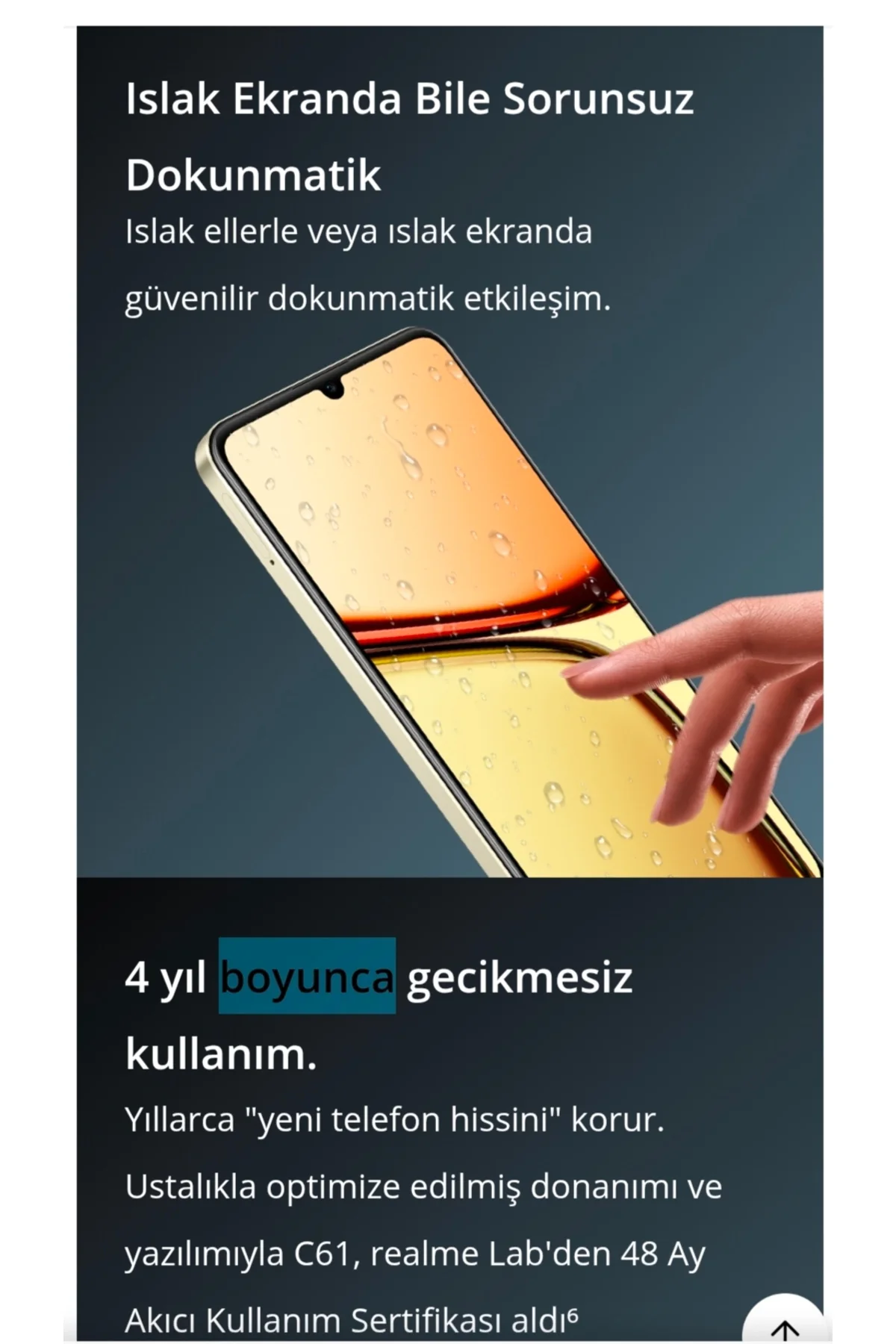 C61 8gb 256gb Yeşil Cep Telefonu ( Türkiye Garantili)