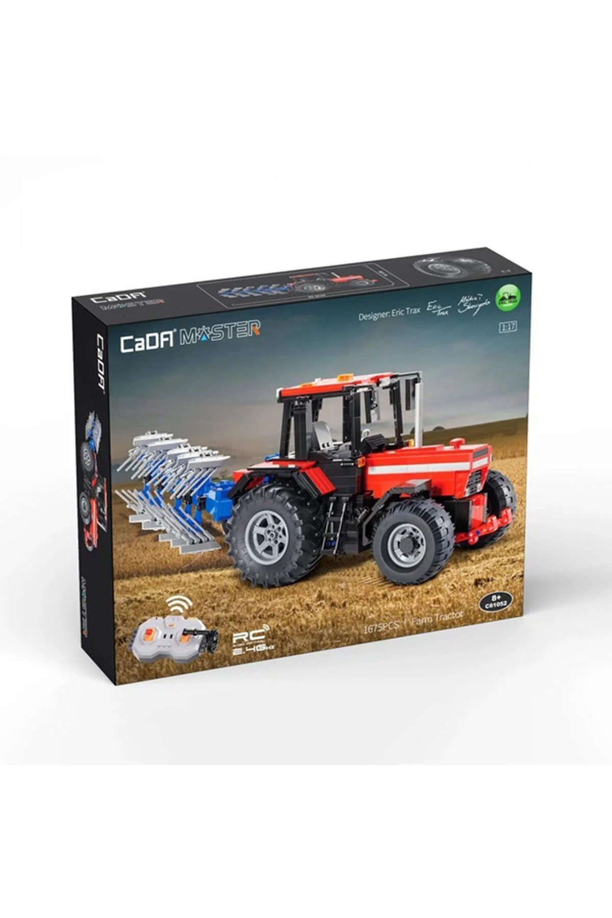 C61052W Cada Kumandalı Traktör Blok Seti 1675 Parça -Vagon life