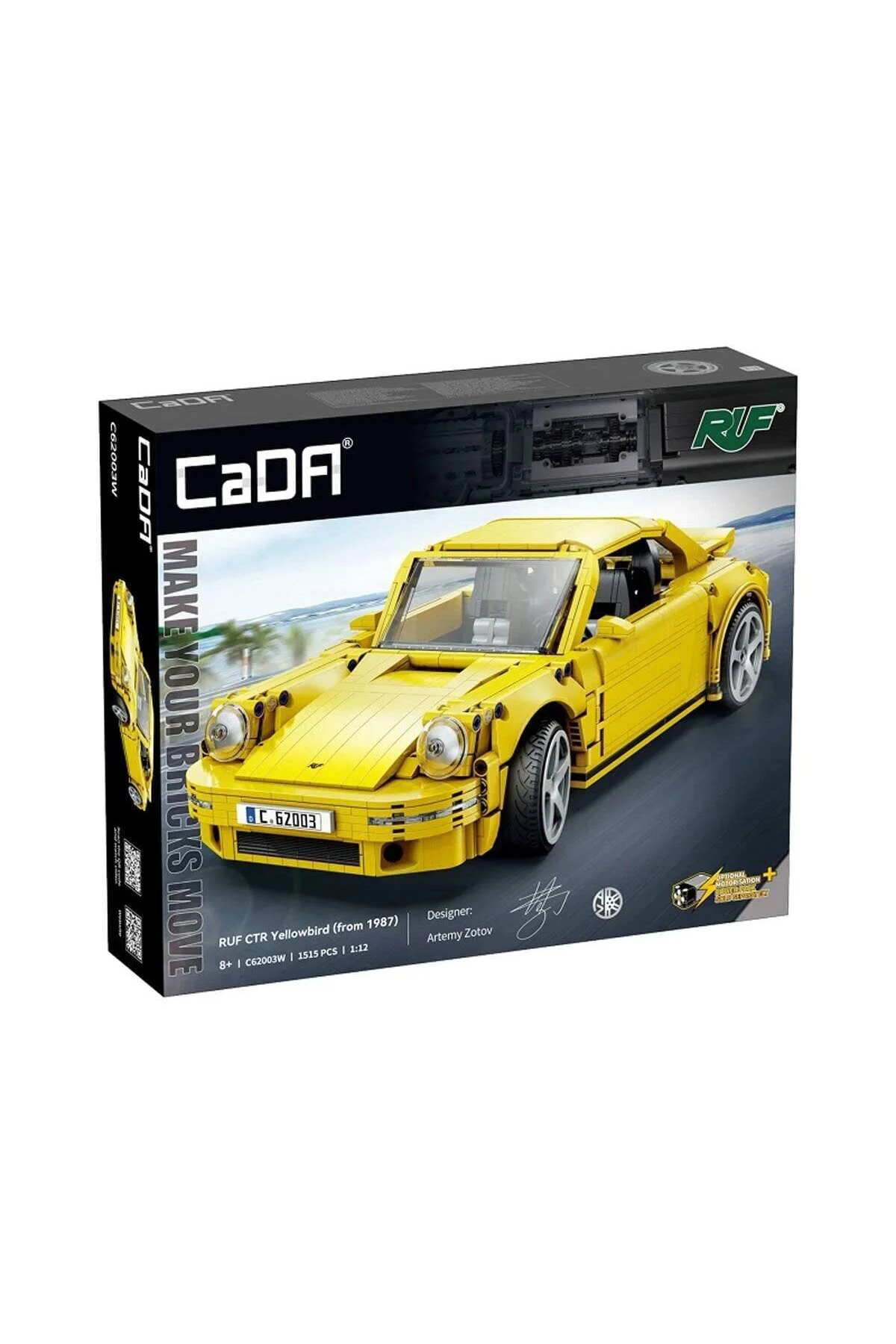 C62003W Cada Ruf Ctr Yellowbird Blok Seti 1515 Parça -Vagon Life