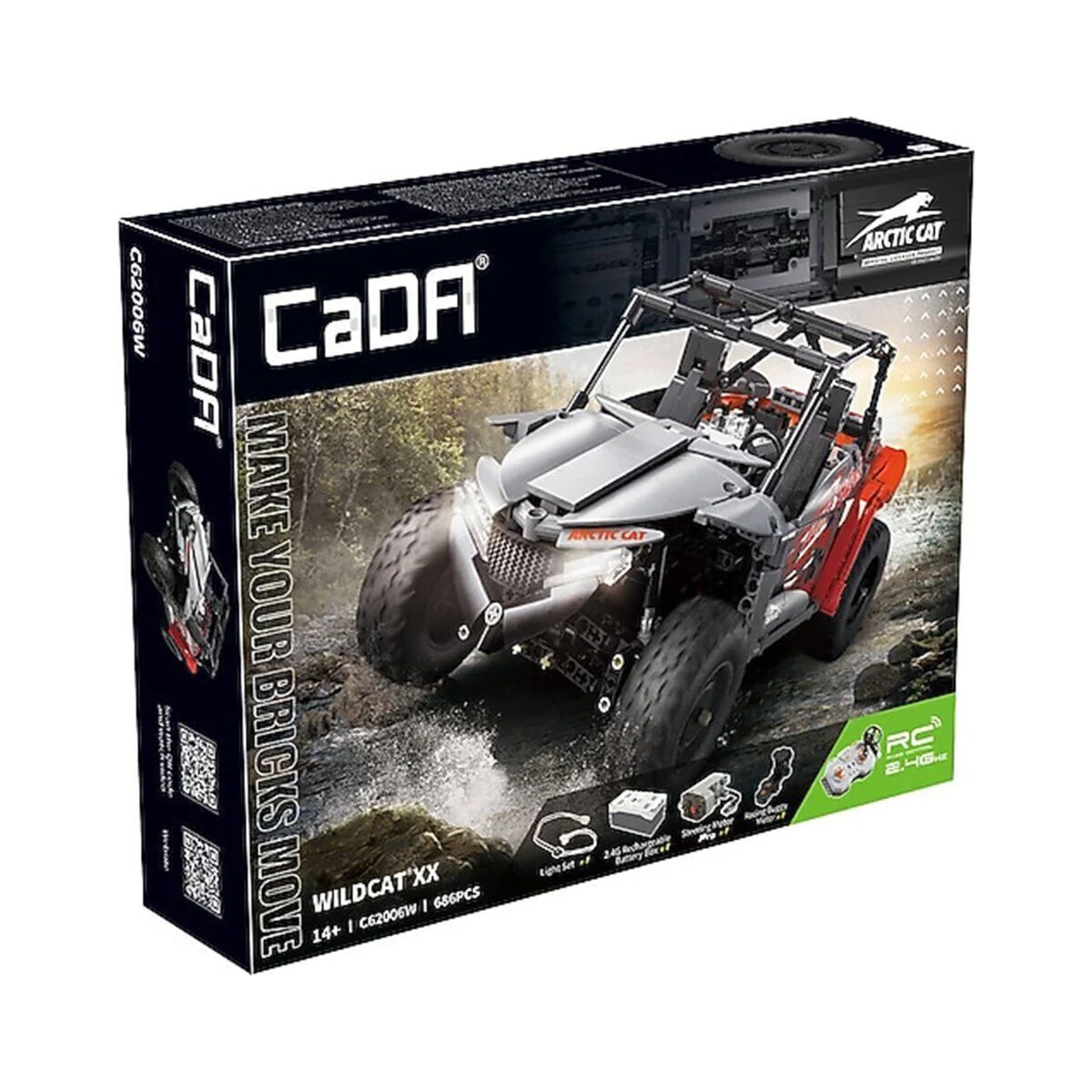 C62006W CADA ARTİC CAT WİLDCAT XX 686 PARÇA BLK OYUNCAK