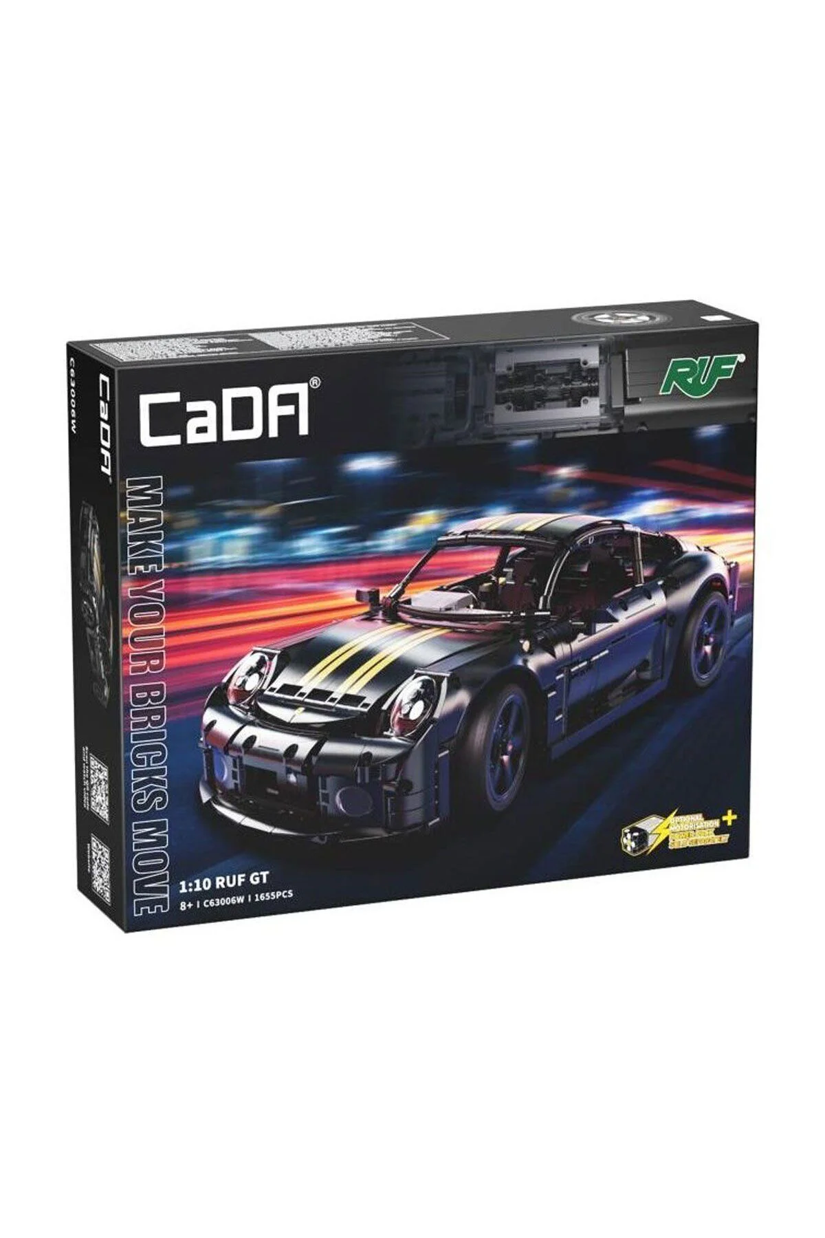 C63006W CADA 1:10 RUF GT Blok Seti 1655 Parça -Vagon life