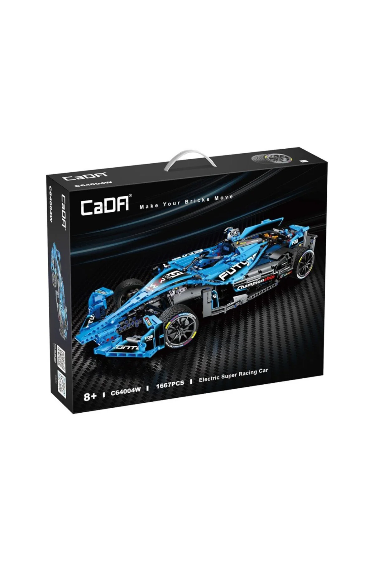 C64004W Cada Electric Racing Super Car Blok Seti 1667 Parça -Vagon life
