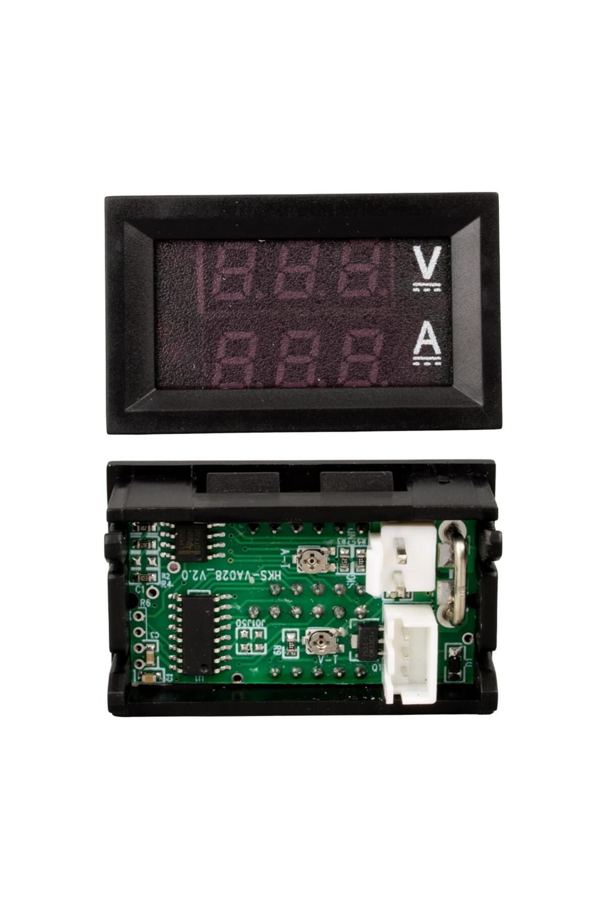 Ok Aksesuar Ca-056-30V Dc4.5V-30.0V Üç Kablolu Voltmetre (5060)