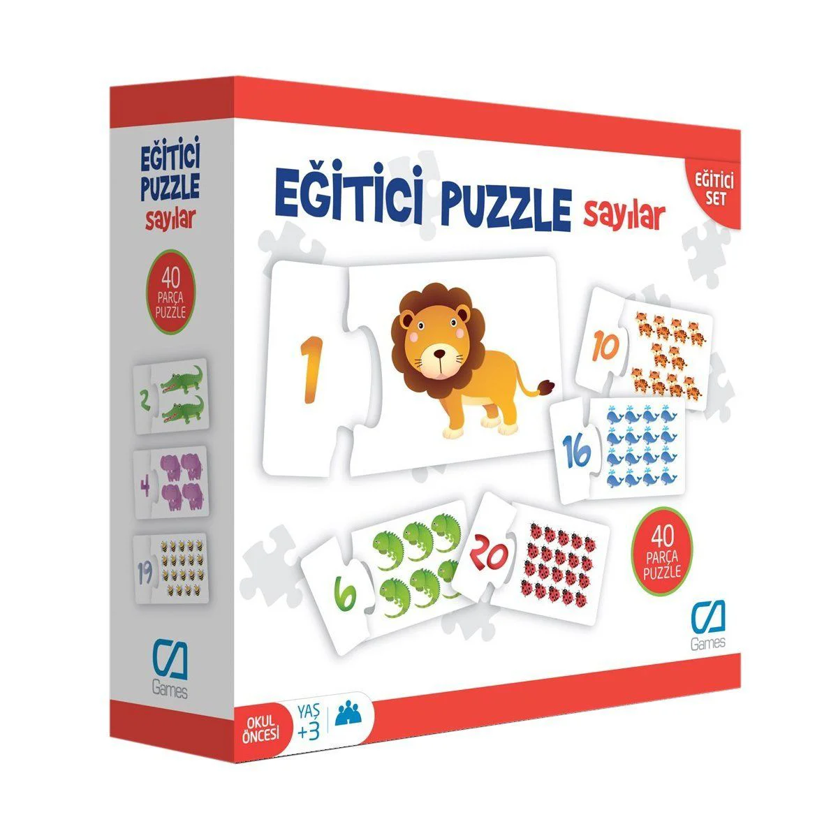 CA.5031 CA Games, Eğitici Puzzle Sayılar Fiyatı, Yorumları ve Özellikleri