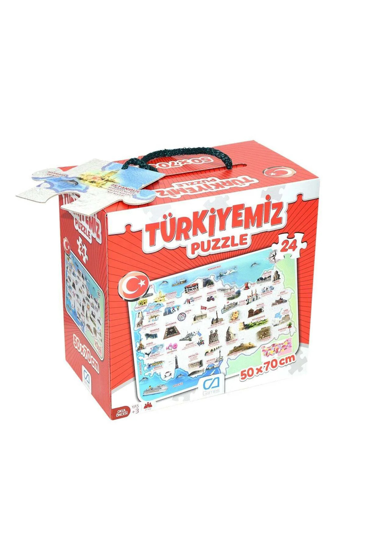 Ca.5079 Türkiyemiz Yer Puzzle