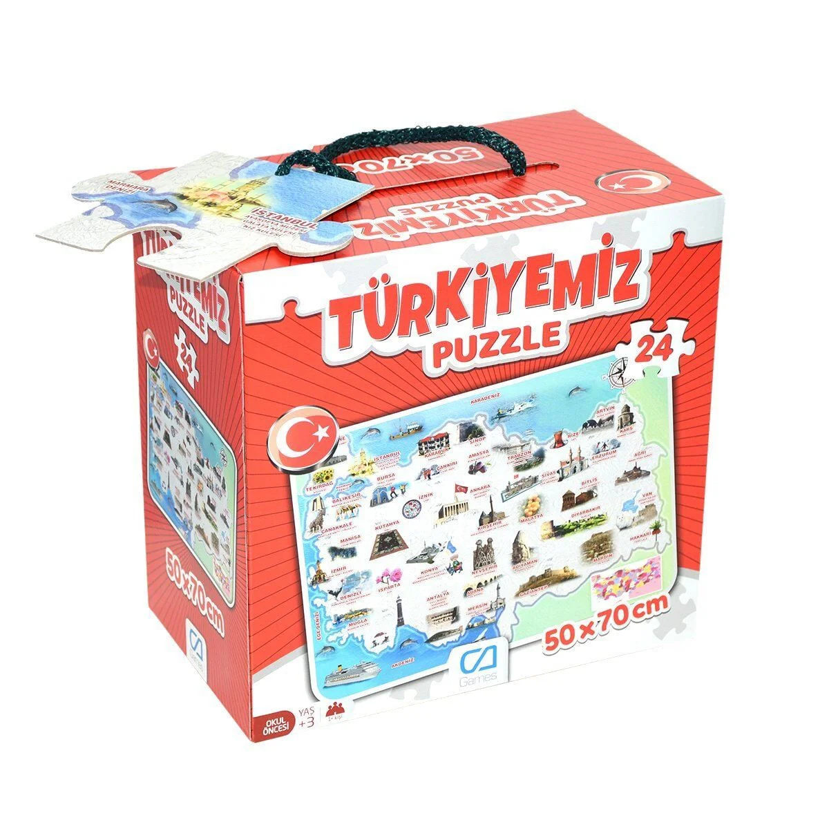 CA.5079 TÜRKİYEMİZ YER PUZZLE Fiyatı, Yorumları ve Özellikleri