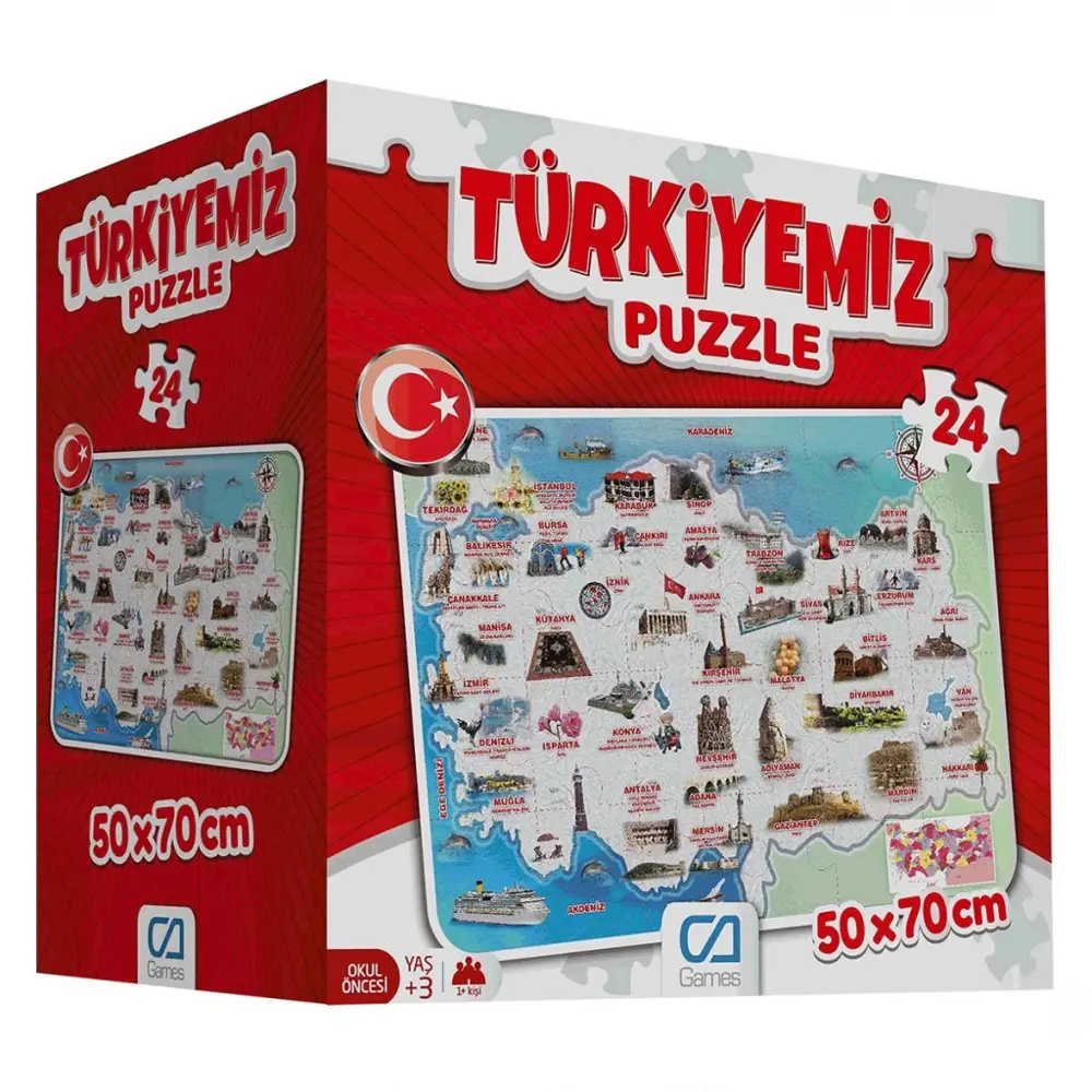 CA.5079 TÜRKİYEMİZ YER PUZZLE