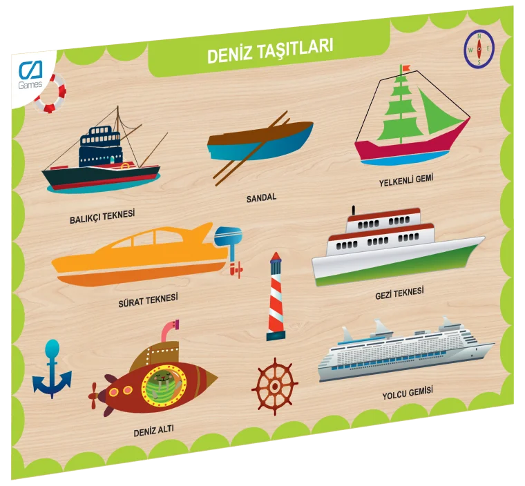 CAAHS-3201 CAMES AHŞAP DENİZ TAŞITLARI BUL-TAK Fiyatı, Yorumları ve Özellikleri