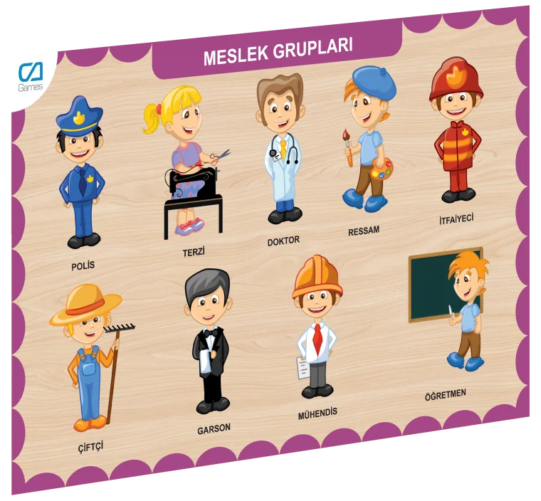 CAAHS-3203 CA GAMES AHŞAP MESLEK GRUPLARI BUL-TAK Fiyatı, Yorumları ve Özellikleri