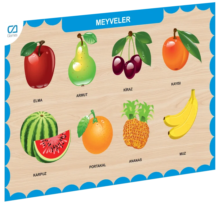 CAAHS-3206 CA GAMES AHŞAP MEYVELER BUL-TAK Fiyatı, Yorumları ve Özellikleri