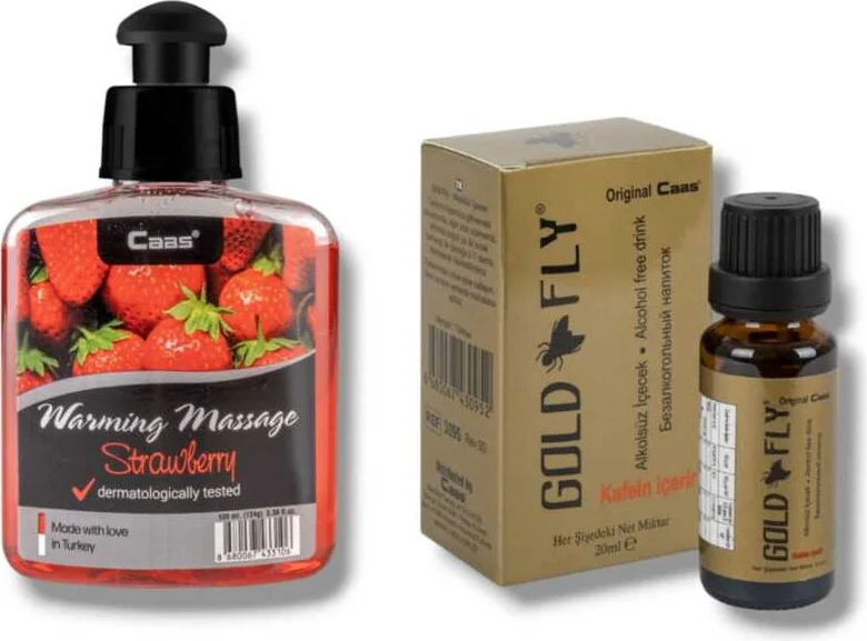Caas Çilek Aromalı Isıtıcılı Cinsel Masaj Yağı 100 ml + Gold Fly Damla Fiyatı, Yorumları ve Özellikleri