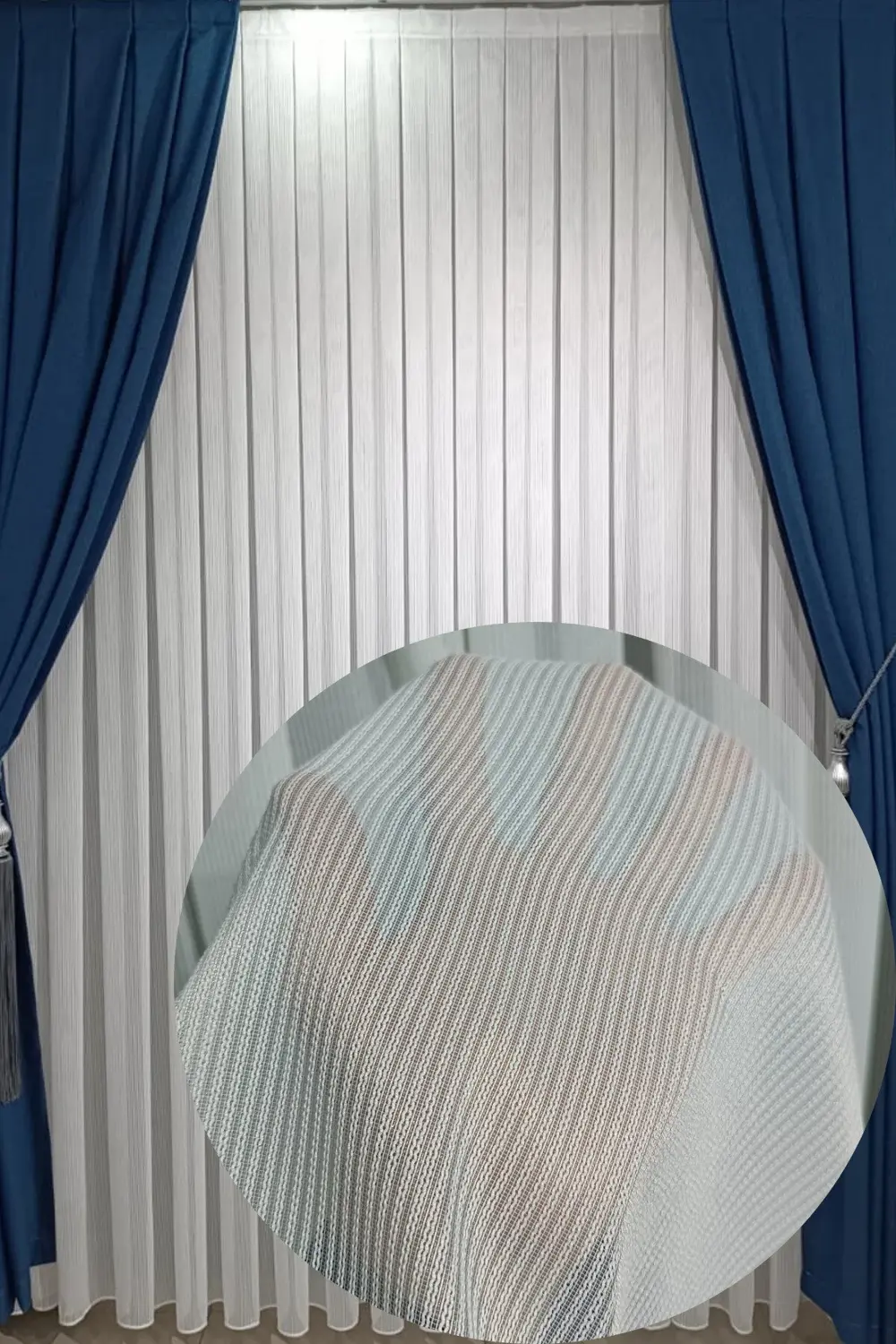 Cabir Tül Perde (1/2,5 Normal Pile) Ağır Gramajlı Kırışmaz Ütü İs