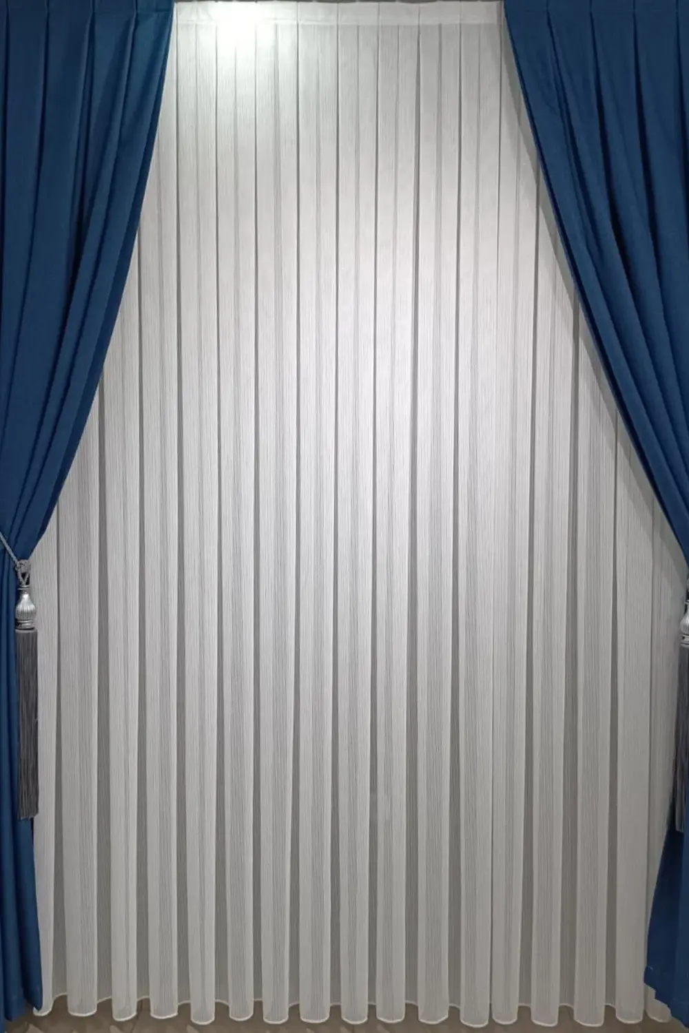 Cabir Tül Perde (1/2,5 Normal Pile) Ağır Gramajlı Kırışmaz Ütü İs