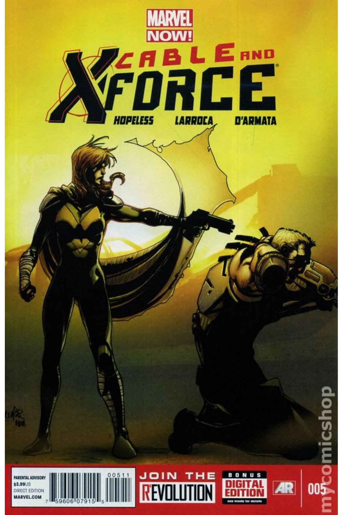 Cable and X-Force #5A (ingilizce)