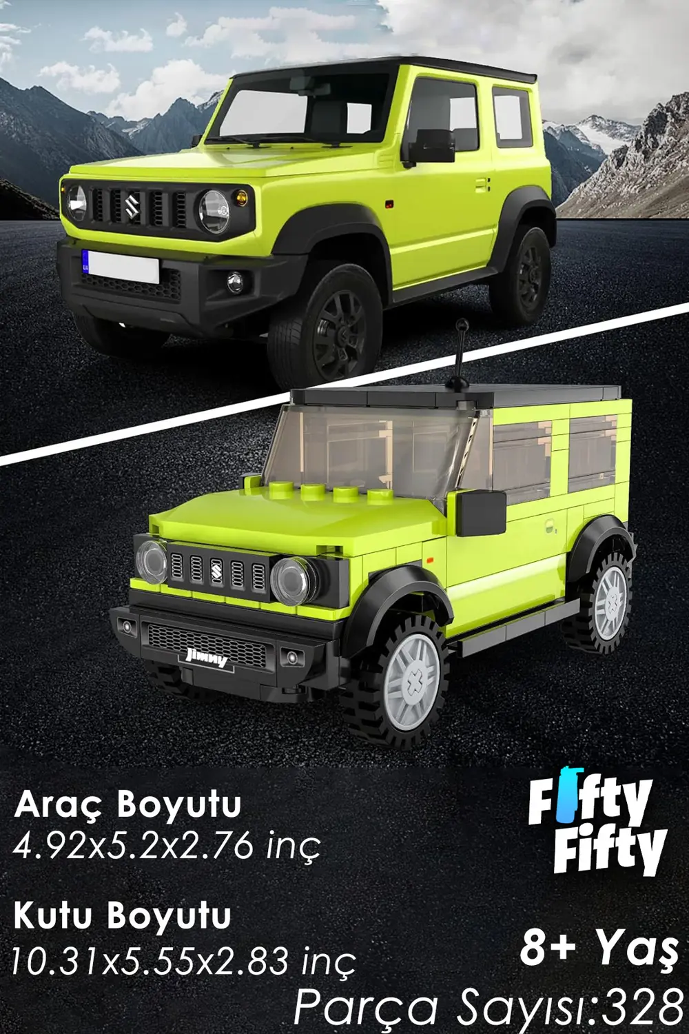 CADA SUZUKİ JİMNY 192 PARÇA BLOCK OYUNCAK