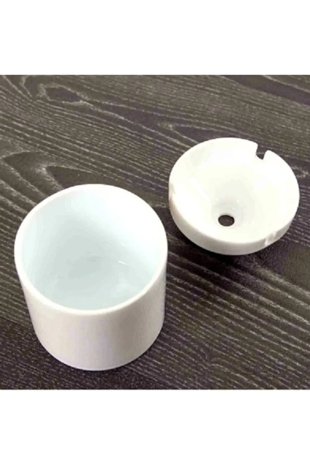 Caddemart | Cahille Sohbeti Kestim Baskılı Beyaz Seramik Kokusuz