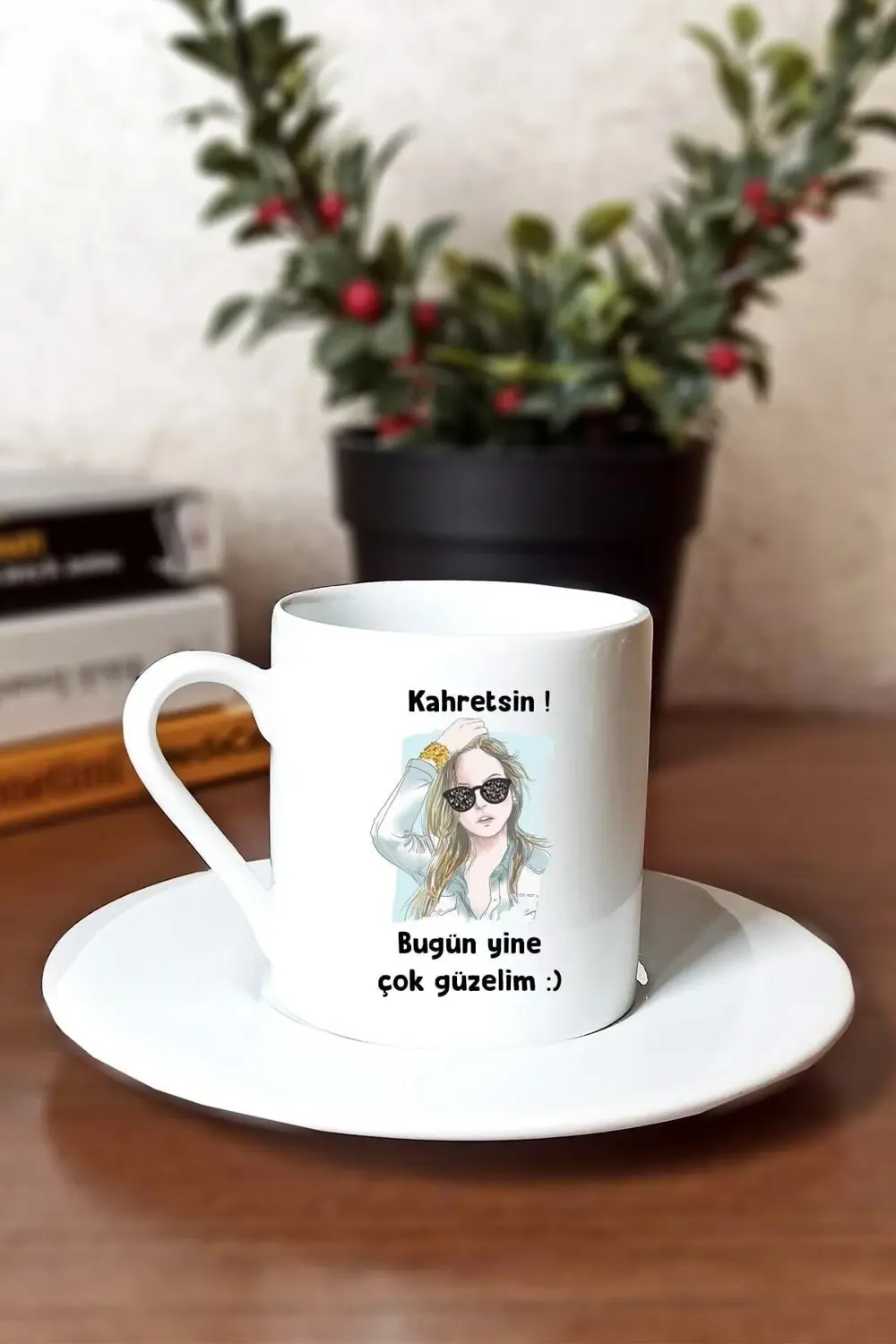 Caddemart | Kahretsin ! Bugün Yine Çok Güzelim :) Baskılı Porsele Fiyatı, Yorumları ve Özellikleri