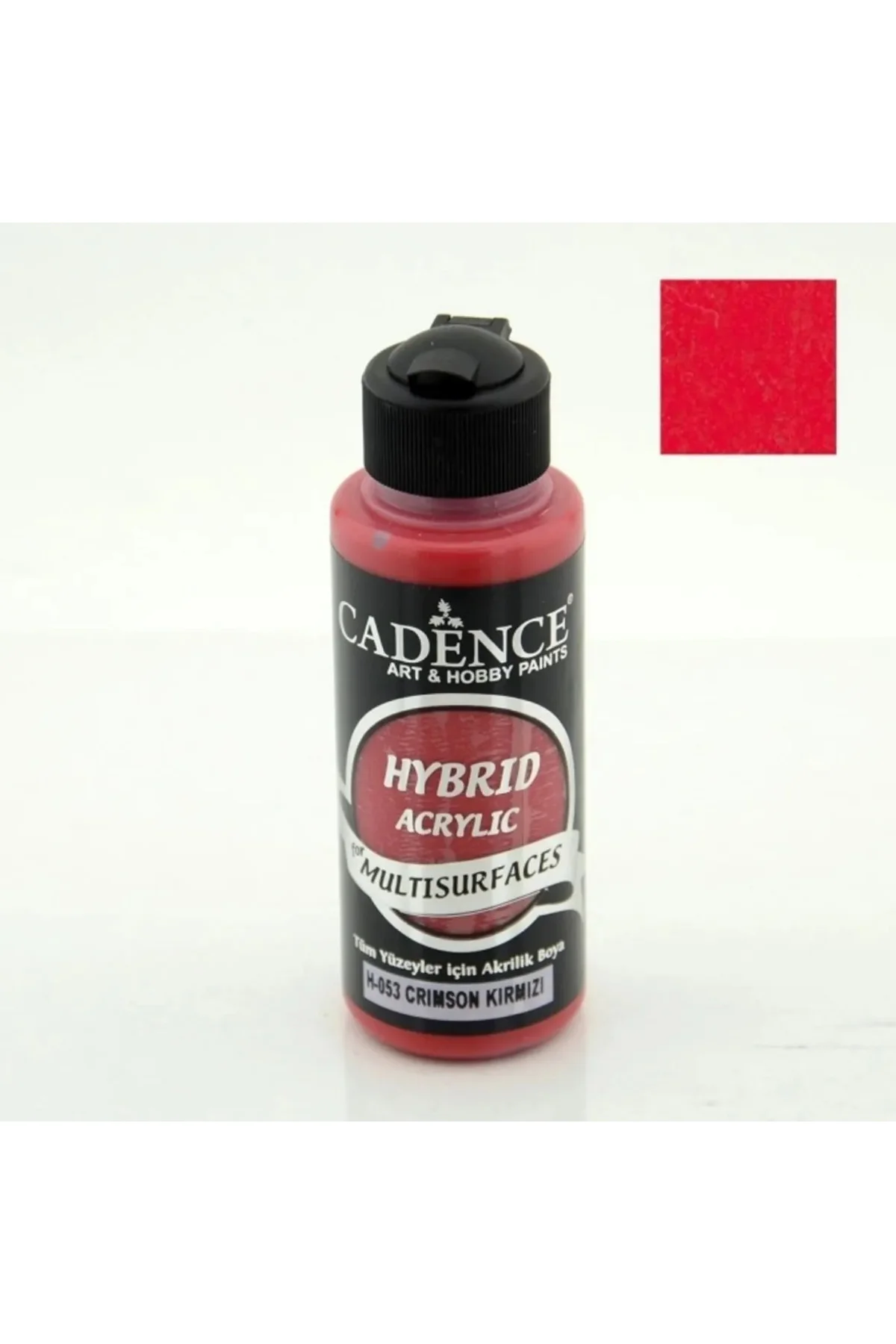 Cadence Multisurface Hybrid Akrilik Boya H-053 Crimson Kırmızı Tü