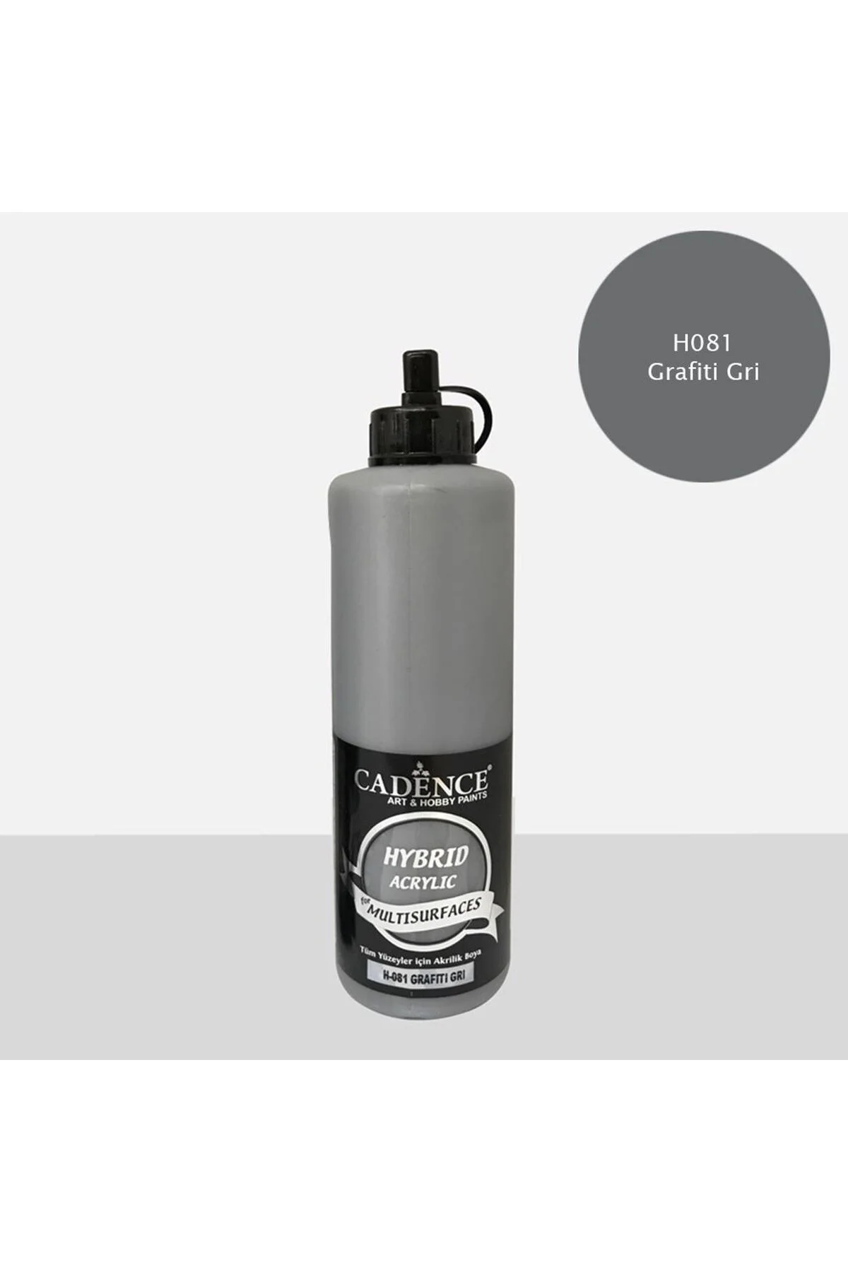 Cadence Multisurface Hybrid Akrilik Boya H-081 Grafiti Gri Tüm Yü