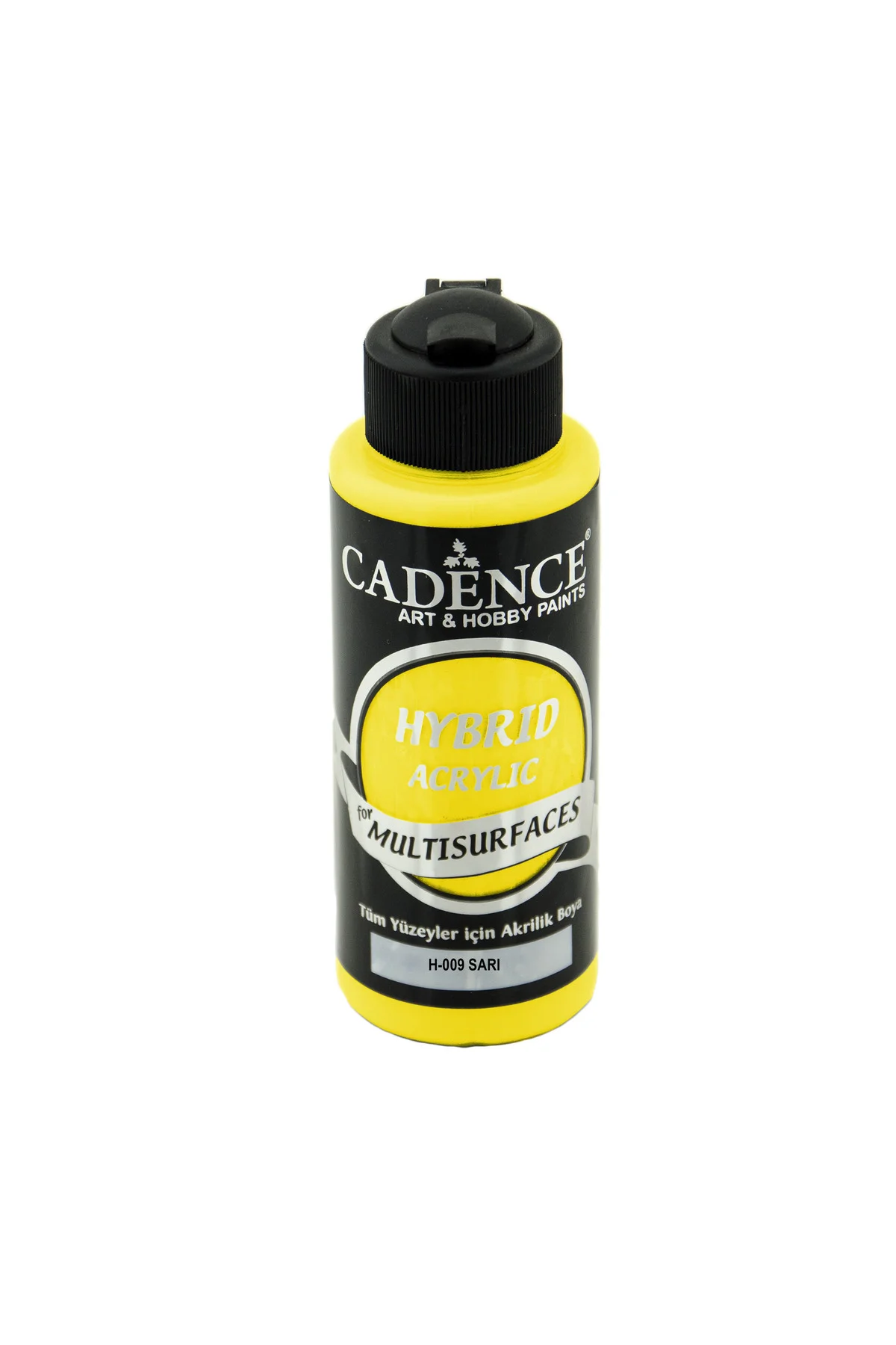Cadence Multisurface Hybrid Akrilik Boya H-009 Sarı Tüm Yüzeyler 