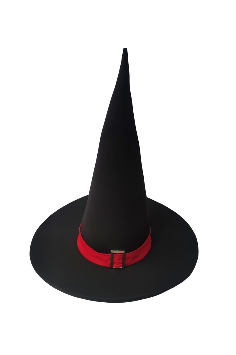 Kostüm Sarayı Cadı Şapkası Toka Detaylı Yetişkin