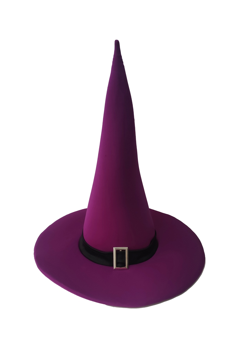 Kostüm Sarayı Cadı Şapkası Toka Detaylı Yetişkin