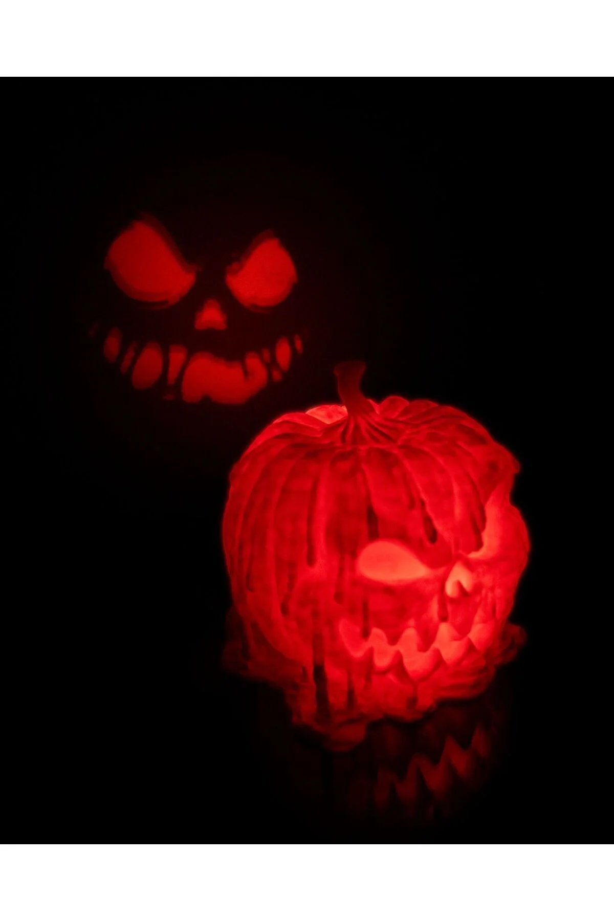 Cadılar Bayramı Balkabağı Led Işık 11 Gölgeli Halloween Bal Kabağı Led Lamba 15CM