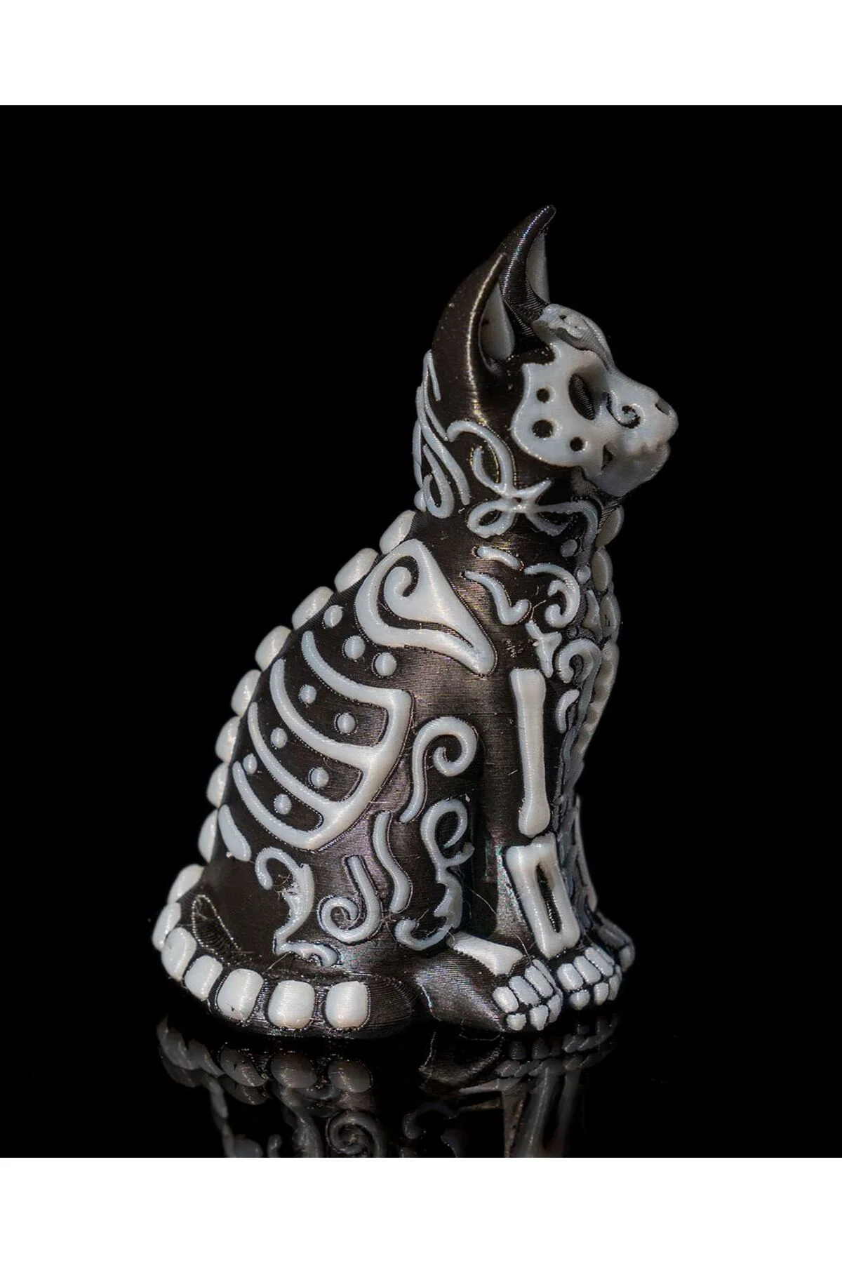 Cadılar Bayramı Biblo Cadılar Bayramı Kedi ve Köpek Figür Halloween Figür Kedi Köpek 11CM