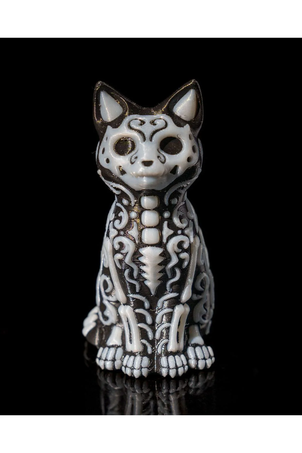Cadılar Bayramı Biblo Cadılar Bayramı Kedi ve Köpek Figür Halloween Figür Kedi Köpek 11CM