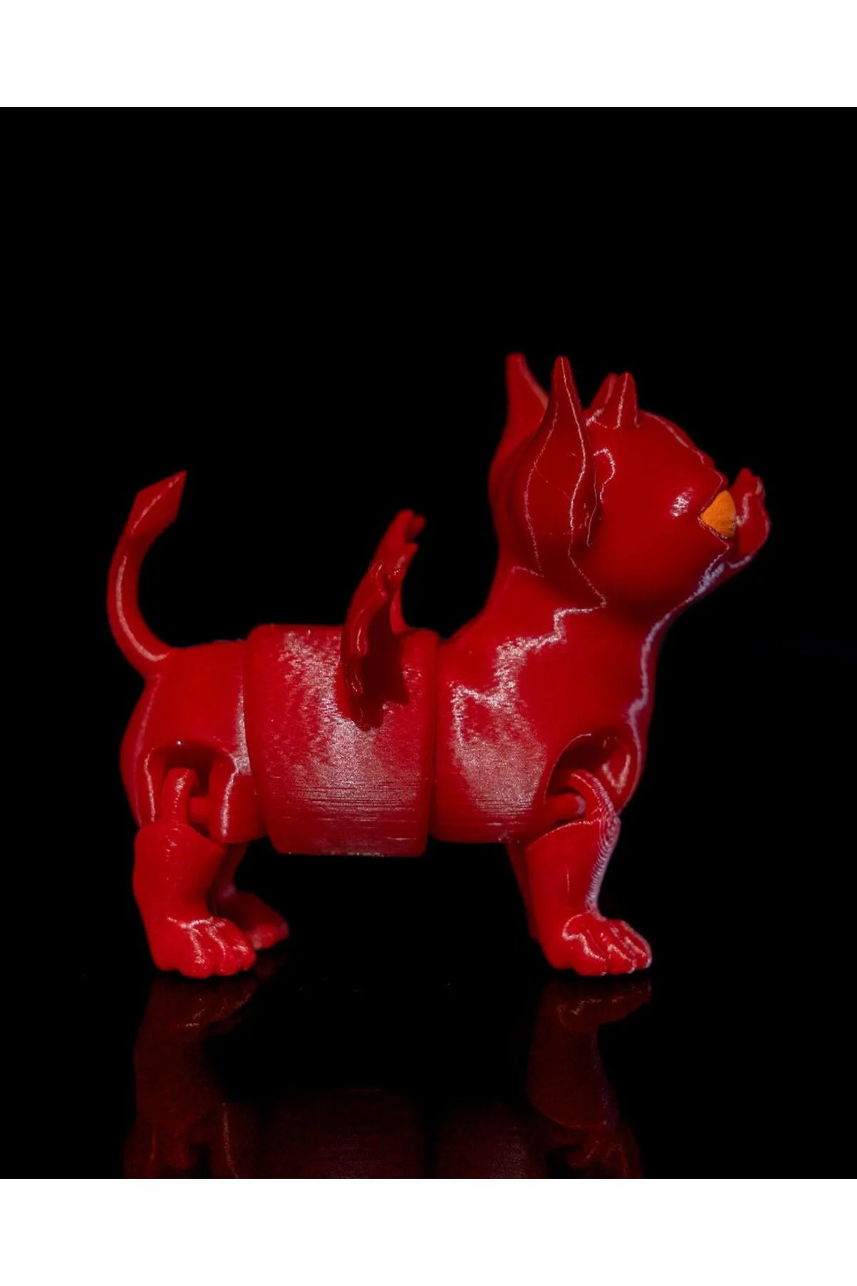 Cadılar Bayramı Chihuahua Şeytani Köpek Hareketli Oyuncak 13 CM