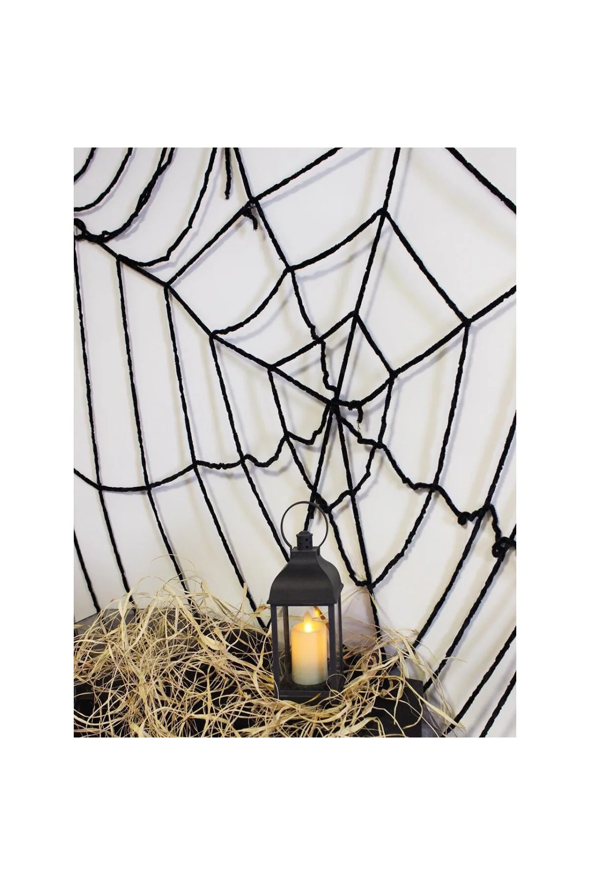 Cadılar Bayramı Dekoratif Örümcek Ağı Halloween Parti Dekorasyonu 1x1