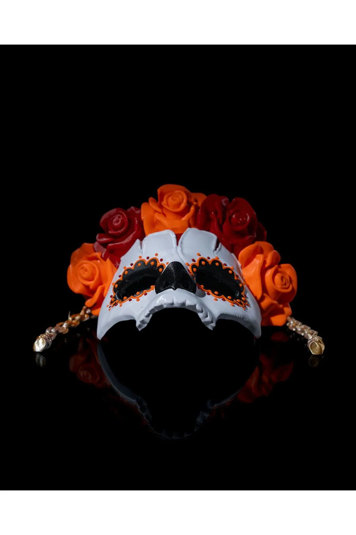Cadılar Bayramı Kalevera Maskesi Cadılar Bayramı Maskesi Halloween Maskesi 18CM Giyilebilir