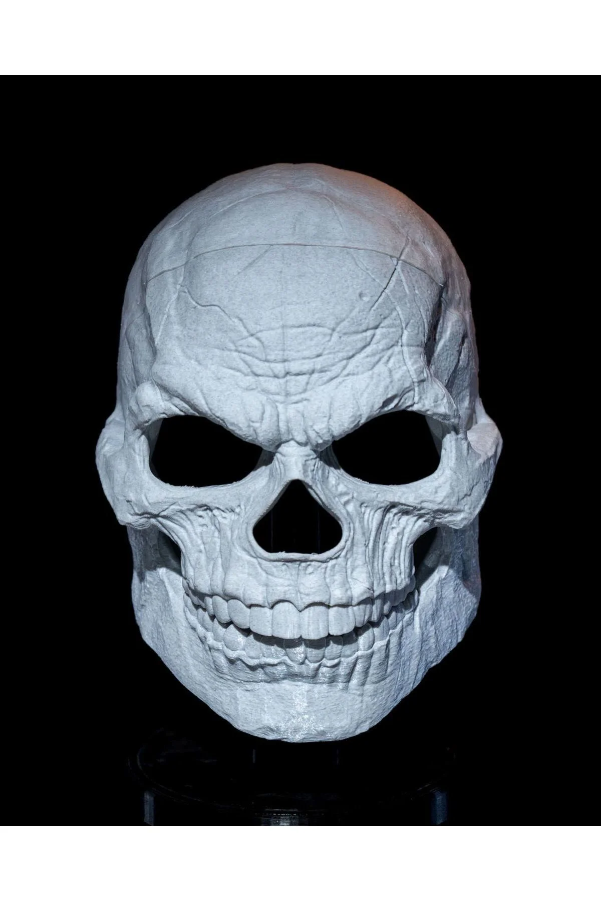 Cadılar Bayramı Kuru Kafa Kafatası Dev Boy Maske 34CM
