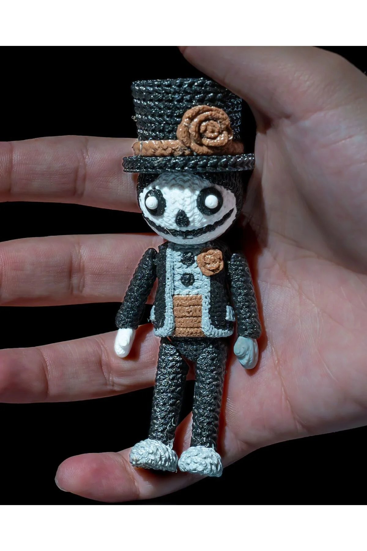 Cadılar Bayramı Ölü Gelin Oyuncak Ölü Gelin Damat Örgü Oyuncak Halloween Ölü Gelin 12CM