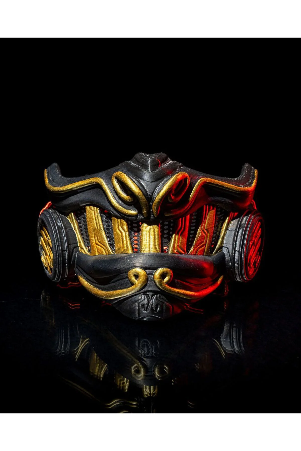 Cadılar Bayramı Samuray Maske Cyber Samuray Maske Halloween Samur