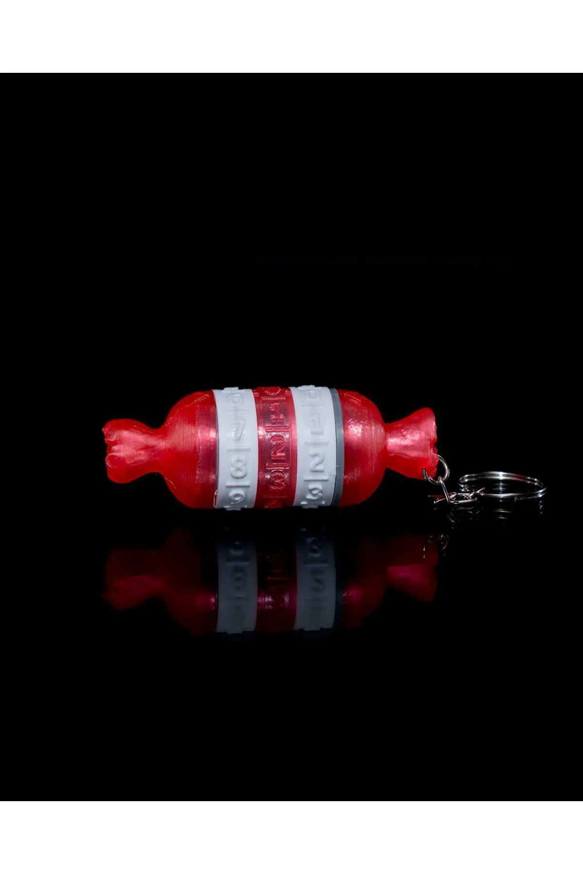 Cadılar Bayramı Şeker Paketli Şifreli Kırmızı Anahtarlık Çanta Süsü 10CM