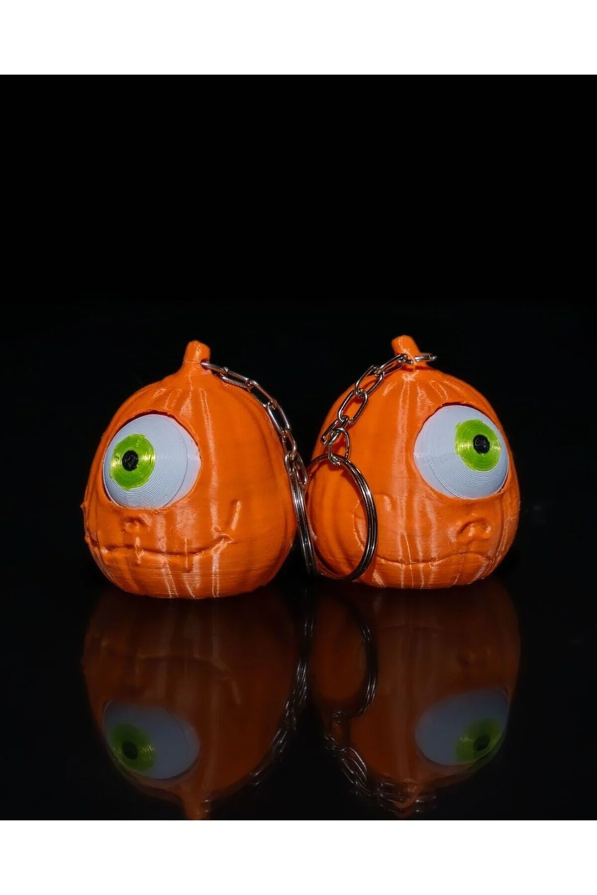 Cadılar Bayramı Sevimli Canavarlar Monsters Hareketli Zincirli Anahtarlık Çanta Süsü 5cm