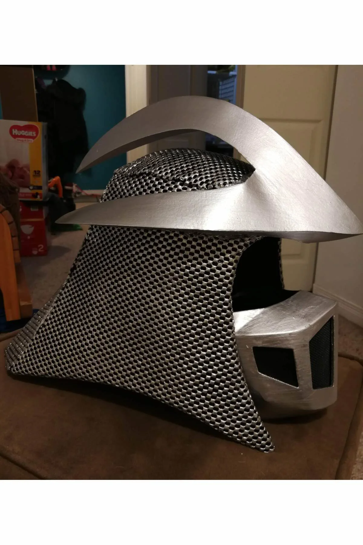 Cadılar Bayramı Shredder Kaskı Ninja Kaplumbağalar Shredder Kaskı Halloween Shredder Kask Büyük Boy