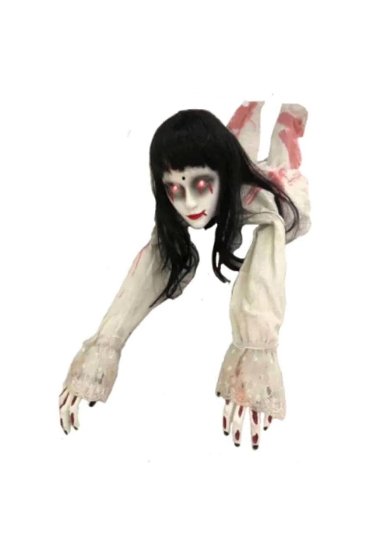 Cadılar Bayramı Sürünen Ölü Gelin Hareketli Halloween Parti Dekoru