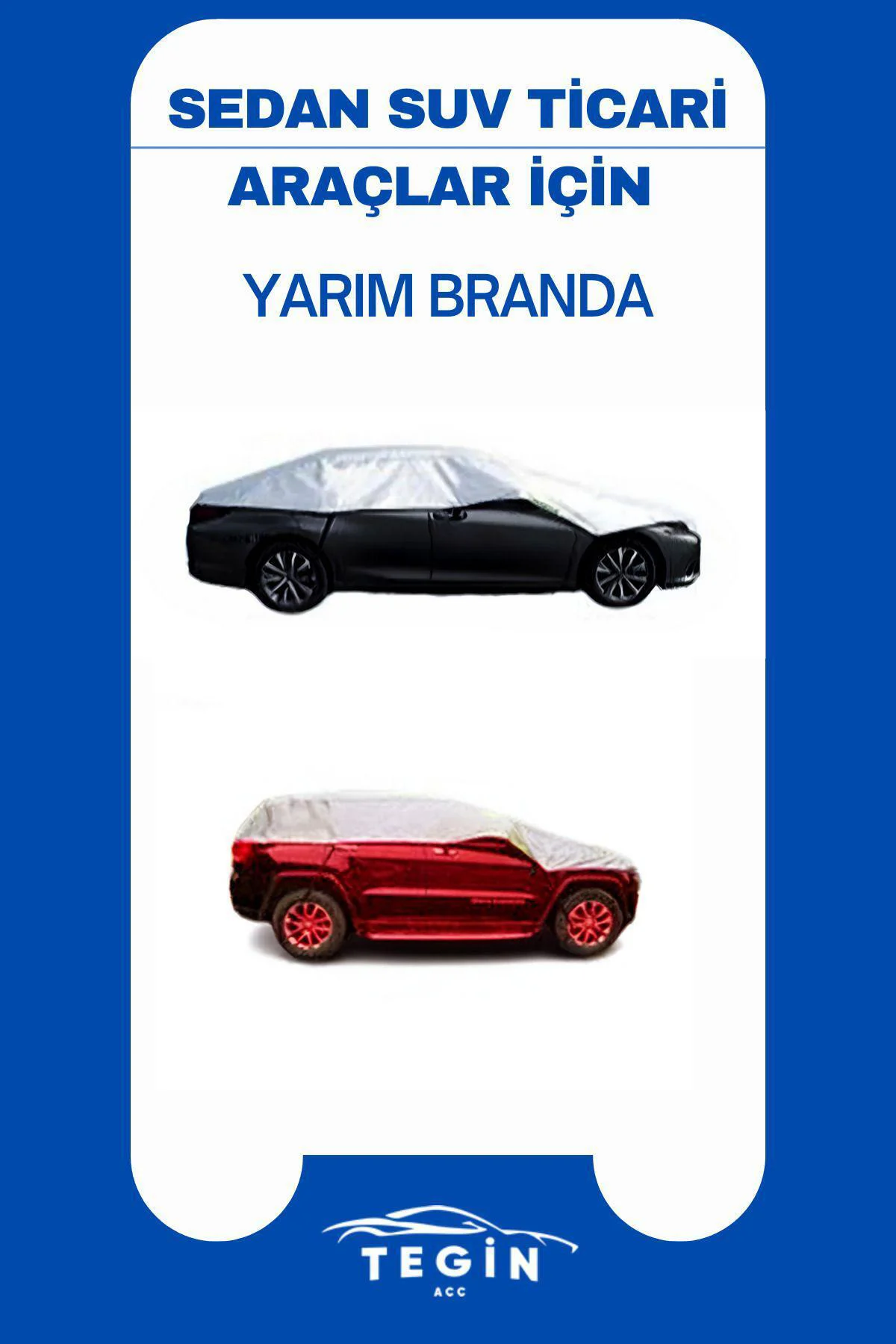 Cadillac CTS 2008 - 2014 Sedan Uyumlu SolarBlock Yarım Araba Brandası