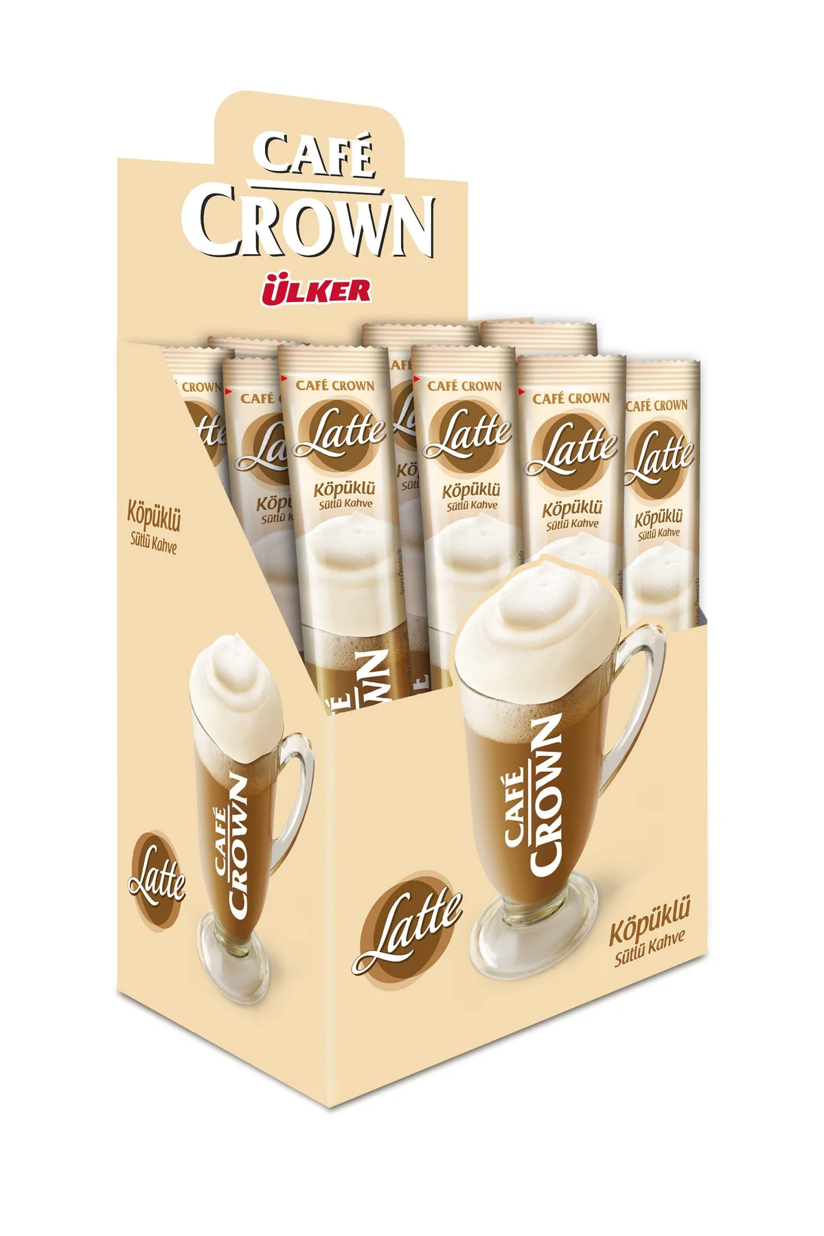 Cafe Crown Latte Kahve 17gr X 24 Adet