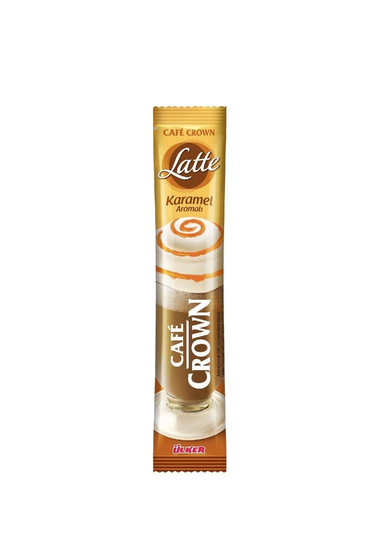 Cafe Crown Latte Karamel Aromali 17 gr 24 Adet