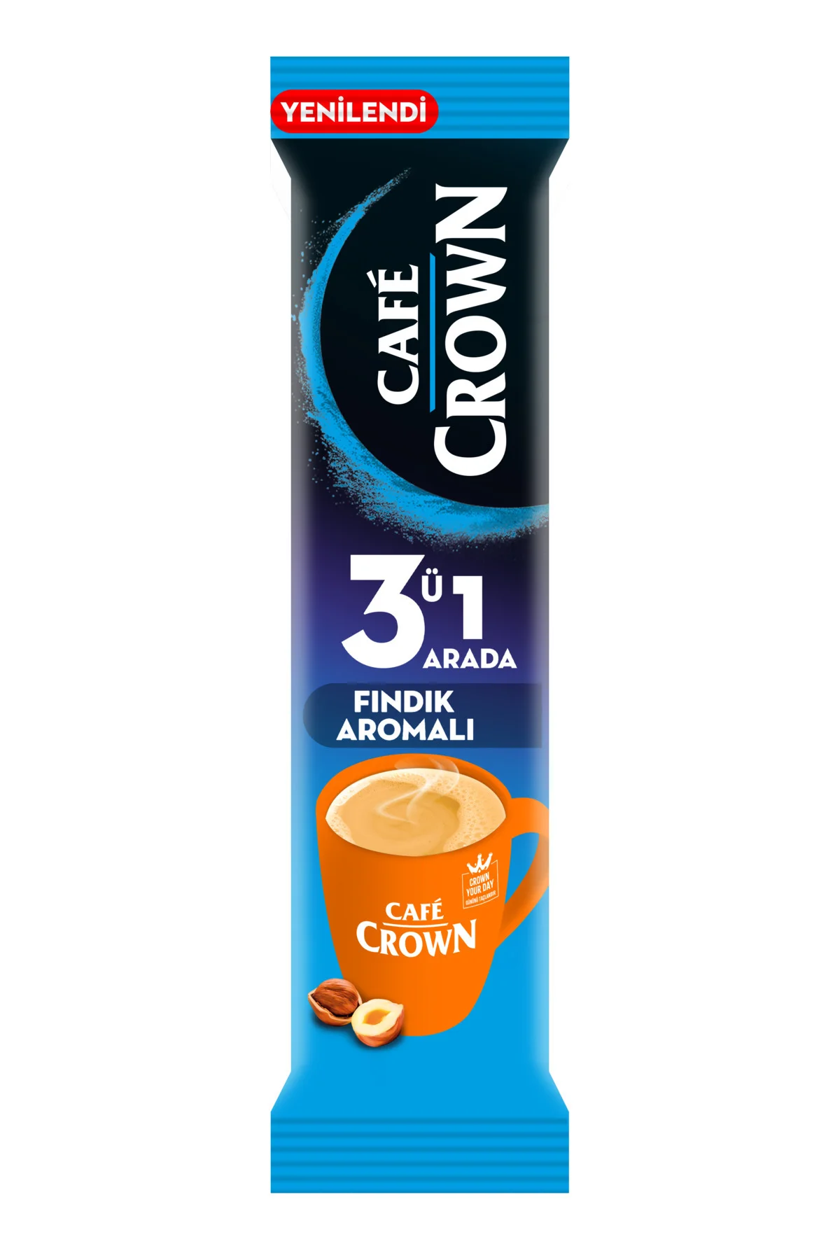 CAFECROWN3'ü 1 Arada Fındıklı 18 Gr x 40 Adet