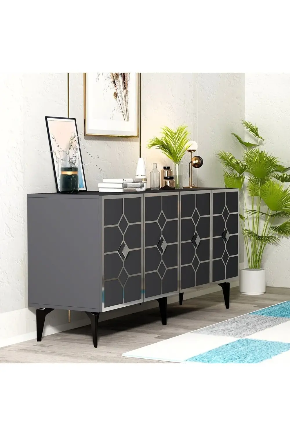 ÇAĞLA KONSOL ANTRASİT-GÜMÜŞ